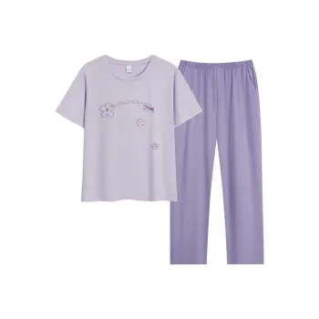 Sha Qian Pajama Set Women's Light Purple