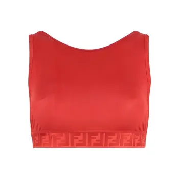 FENDI Tank Tops Women's Red