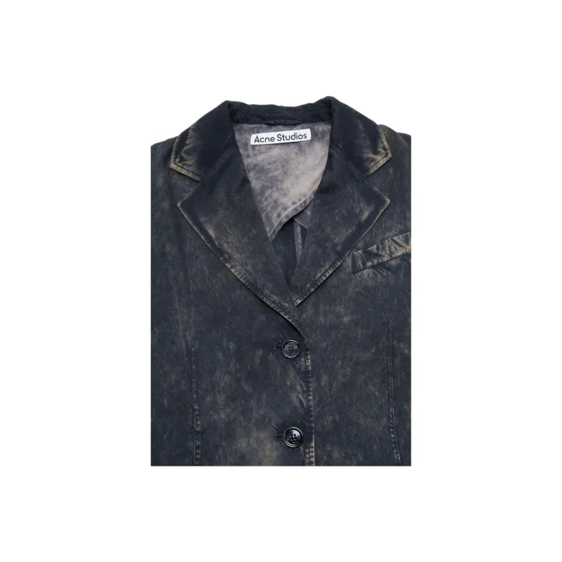 Acne Studios Single Breasted Jacket 'Black/Beige'-3
