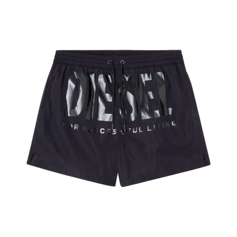 DIESEL Ken 37 D Core Logo Printed Drawstring Swim Shorts-0