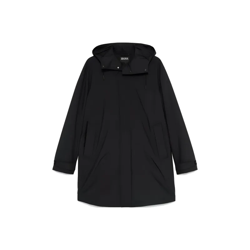 Zegna Hooded Raincoat-0
