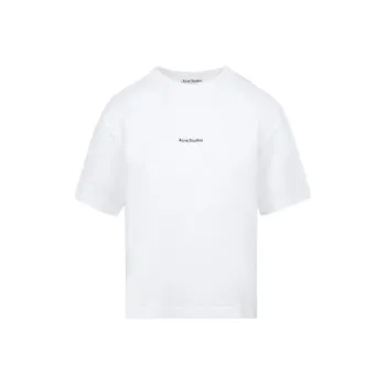 Acne Studios Logo Printed Crewneck T Shirt