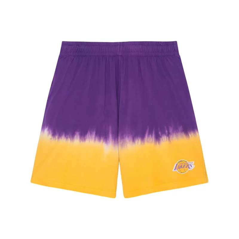 Mitchell & Ness Basketball Shorts Men's Purple Yellow-0