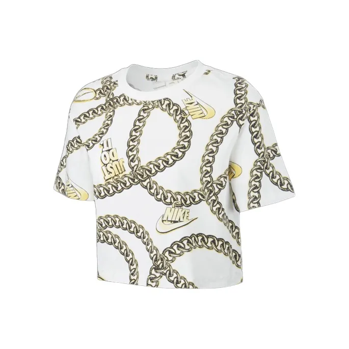 Nike T Shirts Women's White-0
