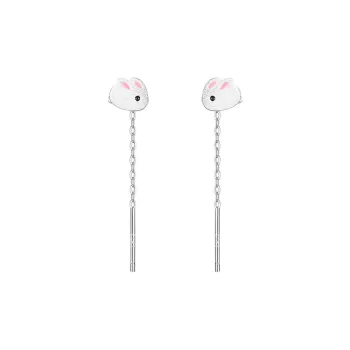 QUIET LOVE S925 Silver Stud Earrings Women's