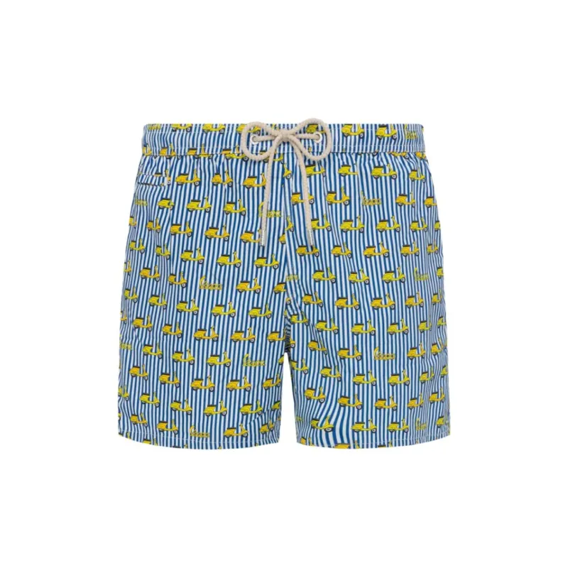 MC2 Saint Barth X Vespa® Lighting Micro Fantasy Swim Shorts-0