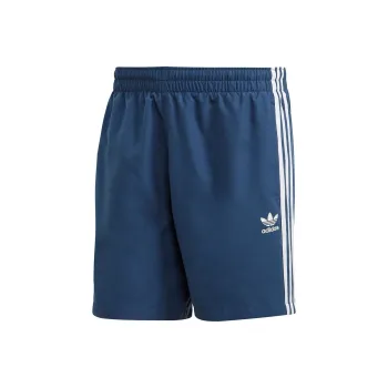 Adidas Originals 3 Stripe Swimming Shorts Men's Blue