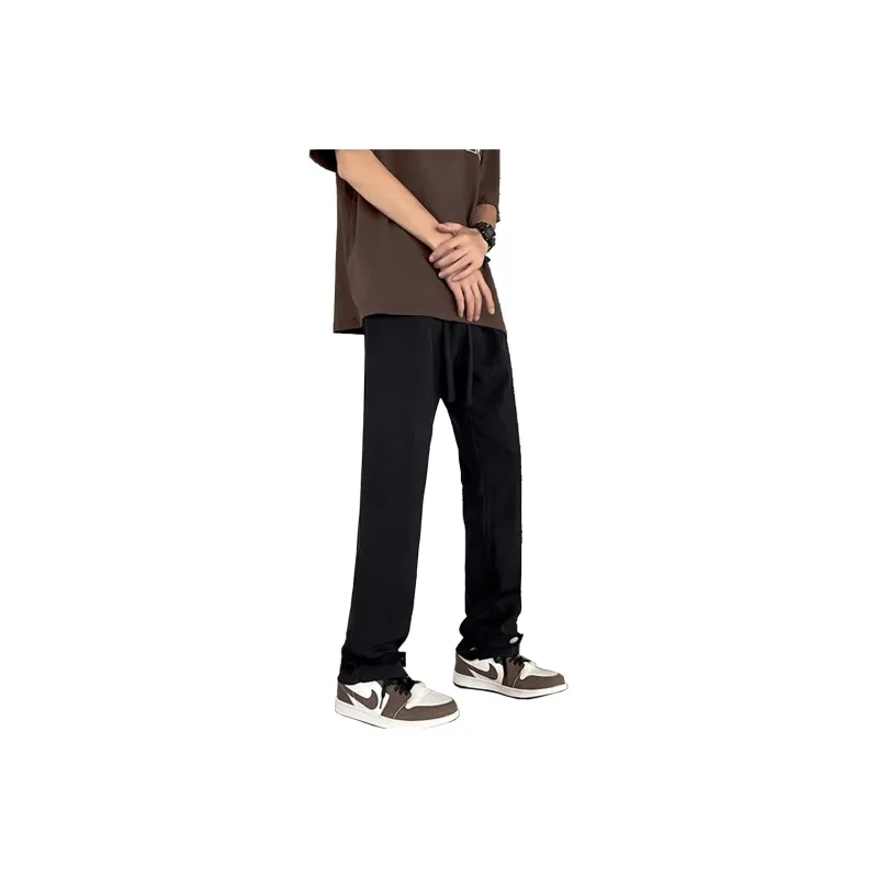 AMANDA BY Casual Pants Summer Men's Black-0