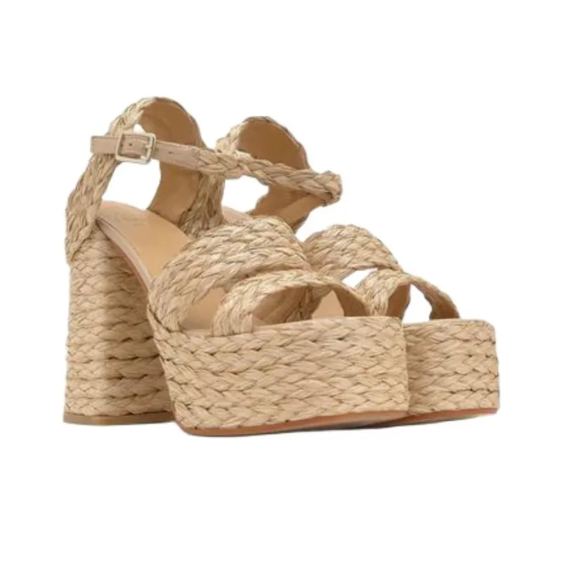 Castañer FRESA One Strap Sandals 13cm Women's Beige-2