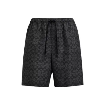 COACH SS25 Swimming Shorts Men's Black