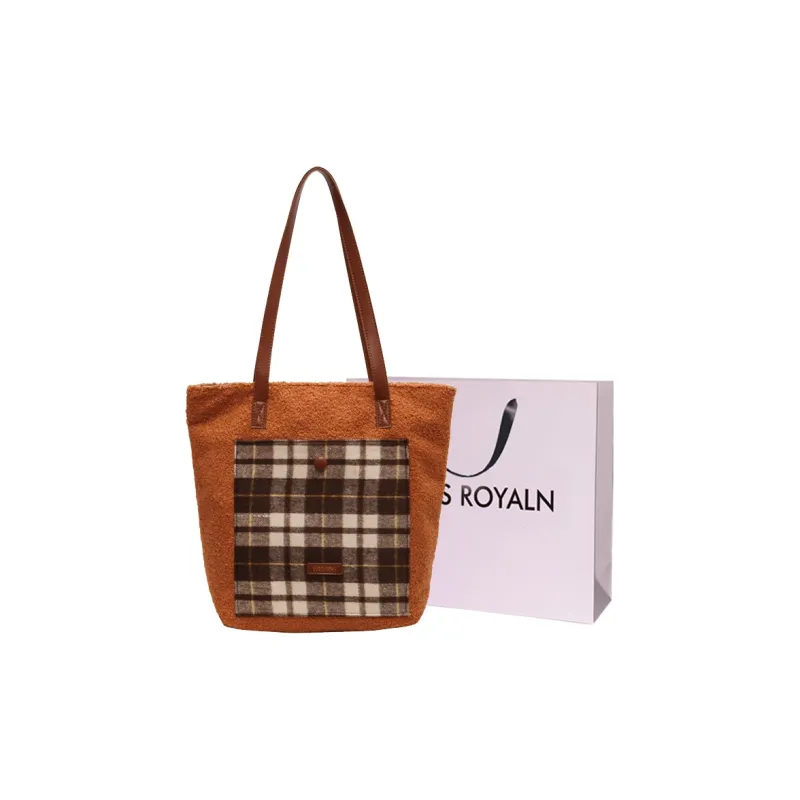 LOUIS ROYALN Fuzzy Shoulder Bag Regular Unisex Multicolor-2