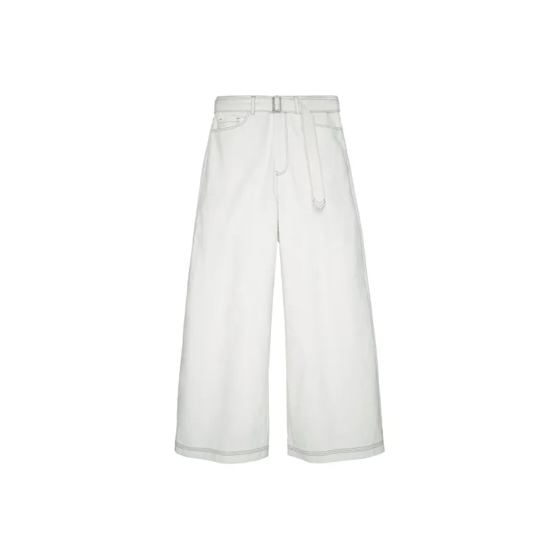 ZARA SRPLS Series Casual Pants Men's White-0