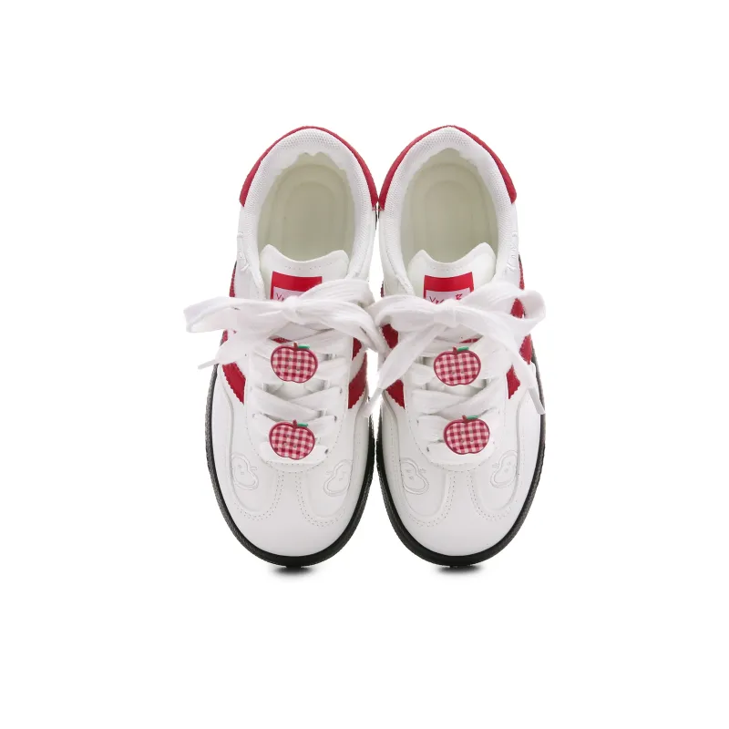 Lovely You Abrasion Resistant Lightweight Slip Resistant Low Top Skateboard Shoes Women's-24