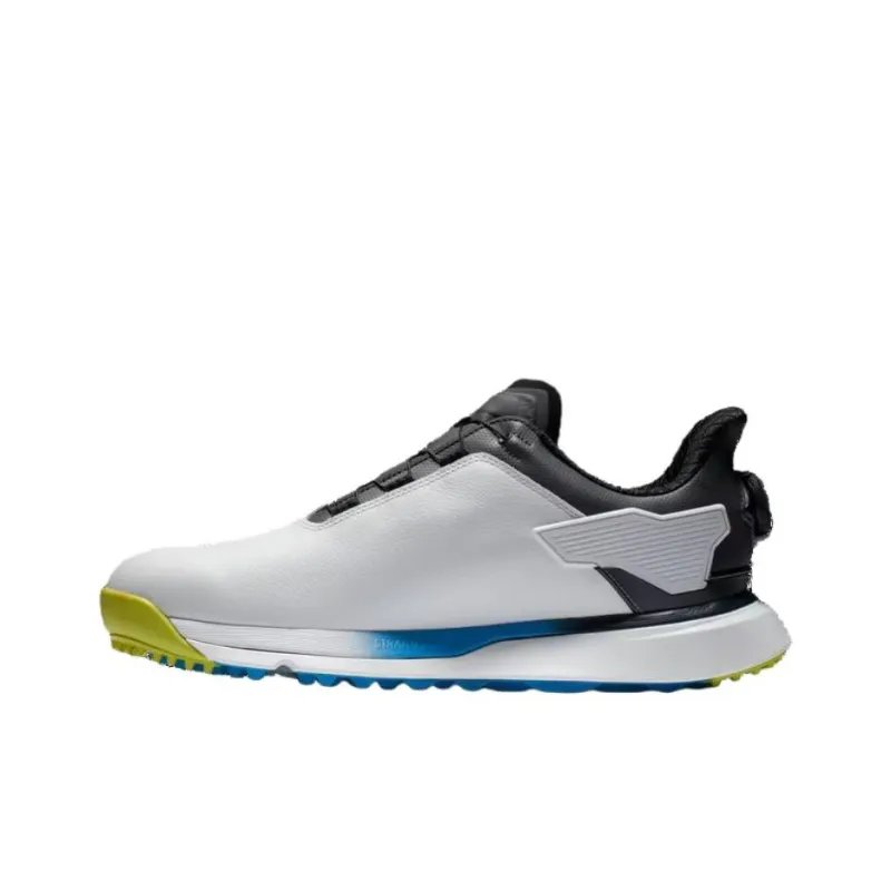 FOOTJOY Anti Slip Wear Resistant Low Top Golf Shoes Men's White Black Blue-1