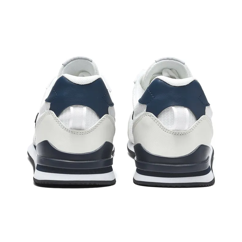 Binary Lightweight, Breathable, And Slip Resistant Low Top Casual Shoes Men's Ivory/Navy Blue-2