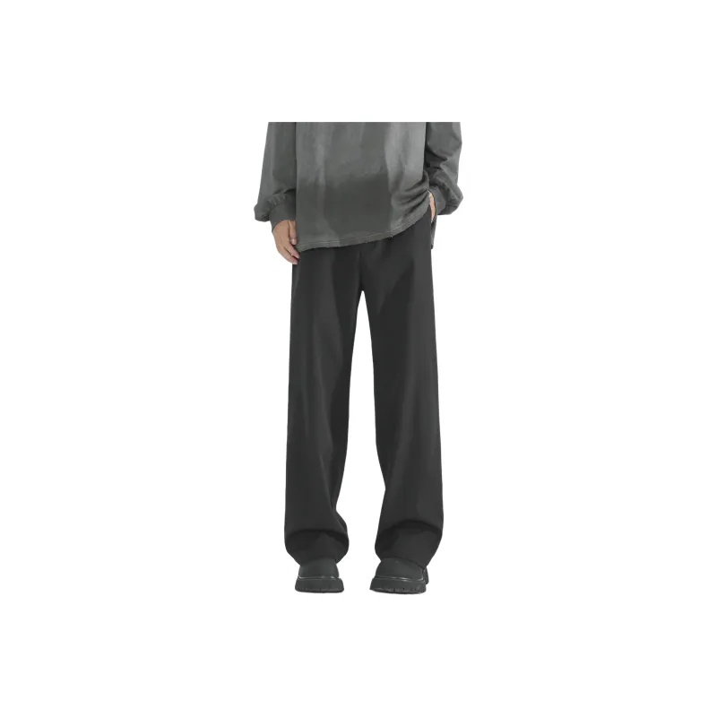 Fakeyoung Casual Pants Unisex Black-0