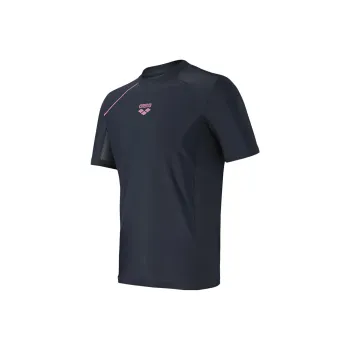 Arena Men's Swimwear Men's Black Short Sleeved Top