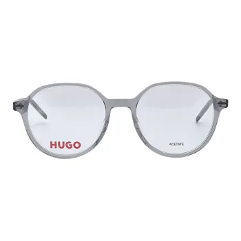 HUGO BOSS Plastic Round Sunglasses Men's Gray