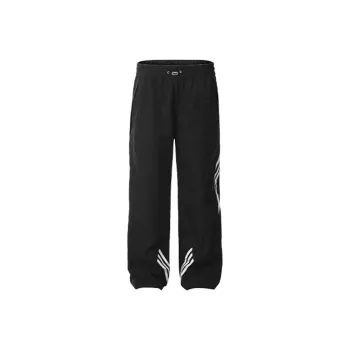 AMBER LIGHT Casual Pants Unisex Black