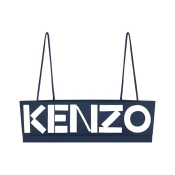 KENZO Logo Printed Bandeau Top