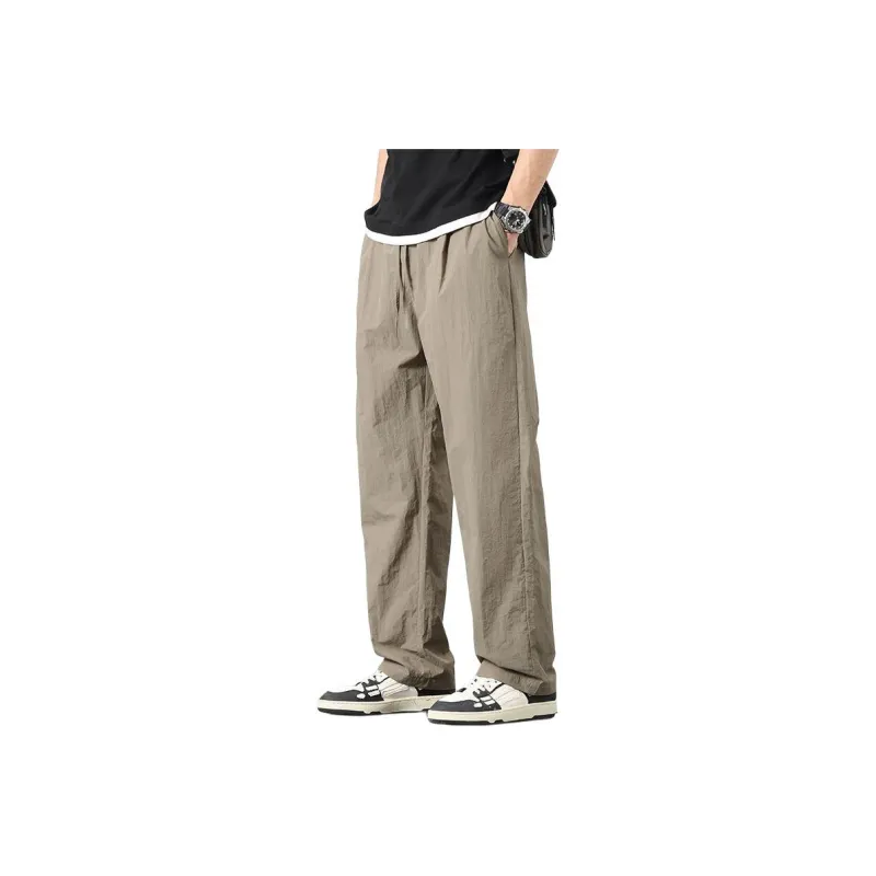 Menglaini Casual Pants Unisex Black-3