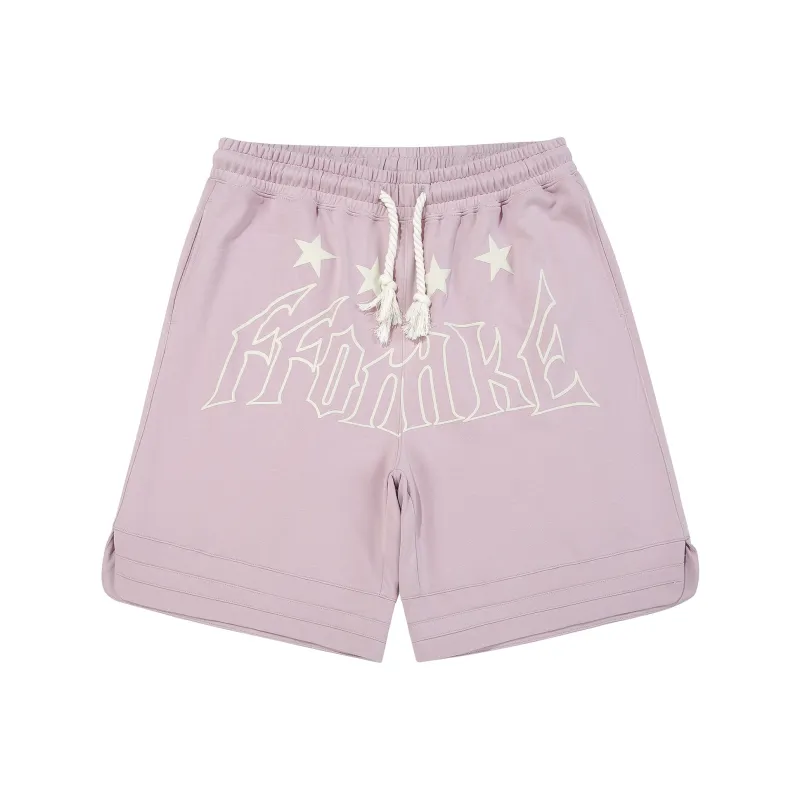 FFOMKE Casual Shorts Unisex Pink-0