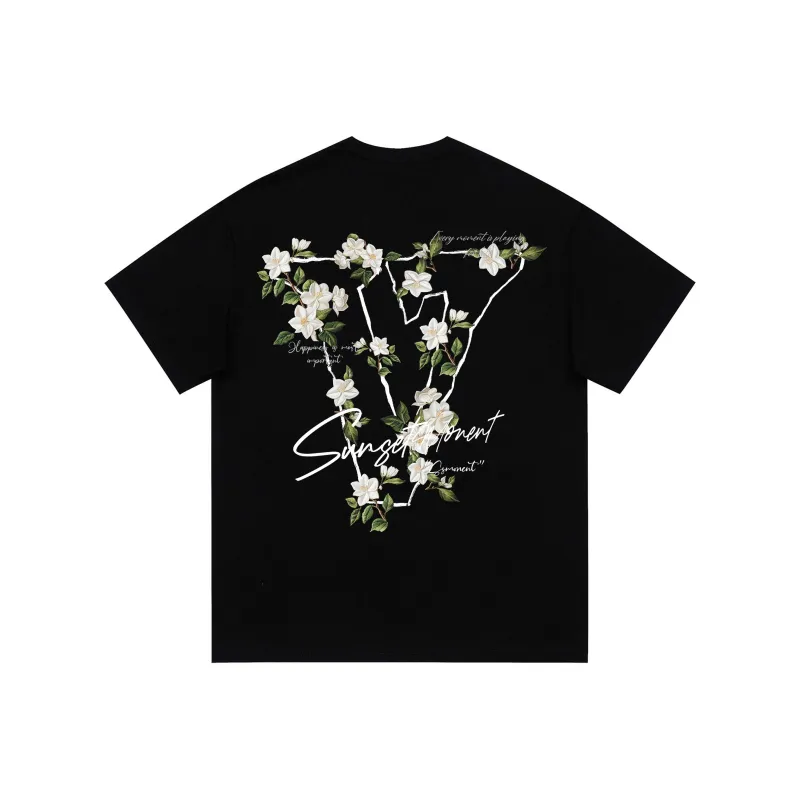 SUNSETMONENT Short Sleeved T Shirts Unisex-0