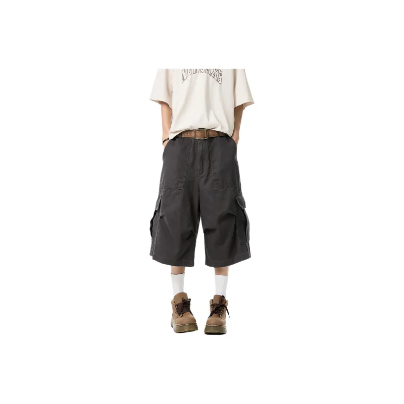 PAINT STAIN Cargo Shorts Unisex-0