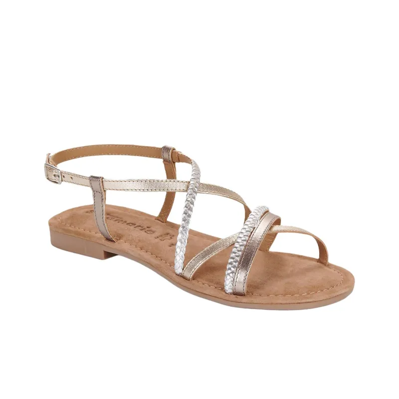 Tamaris Roman Sandals 1cm Women's Platinum-3