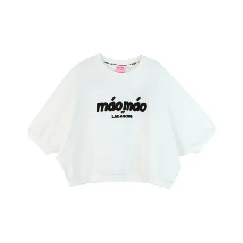 LALABOBO T Shirt Women's Raw White