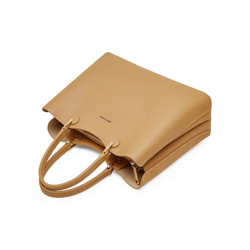 PIERRE CARDIN Split Cow Leather Shoulder Bag, Crossbody Bag, Handbag Regular Women's Multicolor-30