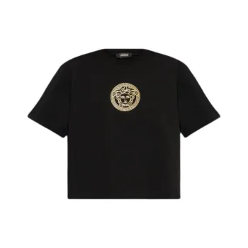 VERSACE Medusa Printed Crewneck T Shirt