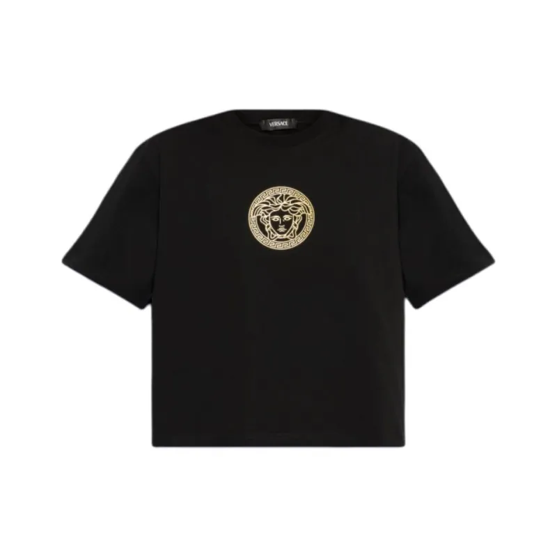 VERSACE Medusa Printed Crewneck T Shirt-0