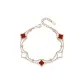 Four-Leaf Clover Bracelet Version B