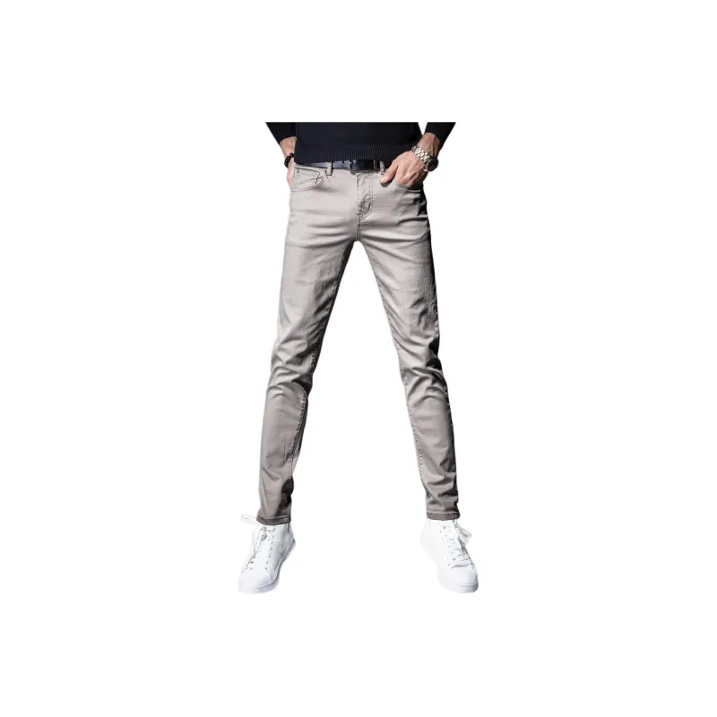 Devanro Casual Pants Men's Khaki-10
