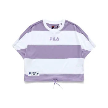 FILA FUSION Crop Tops Women's Lavender