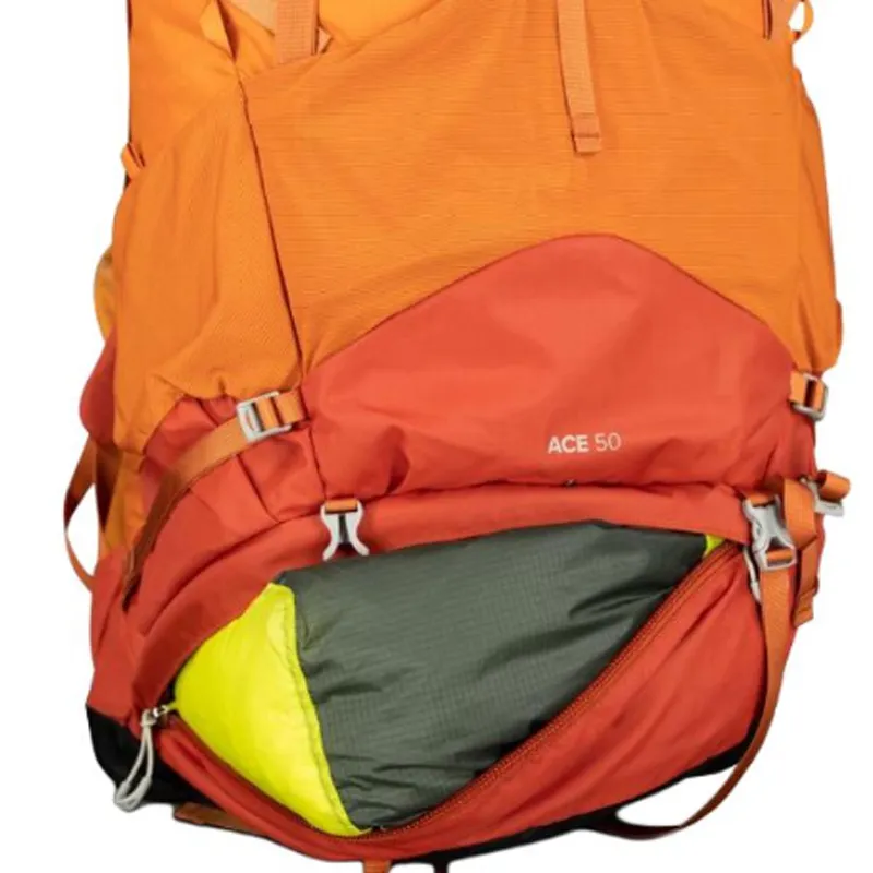 OSPREY Outdoor Bags Recycled Nylon Waterproof Fabric 50L Orange Kids'-4
