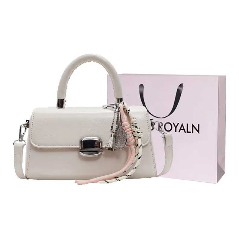 LOUIS ROYALN PU One Shoulder Handbag Regular Unisex Multicolor-5