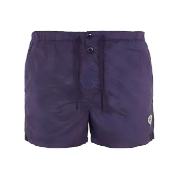 STONE ISLAND Casual Shorts Men Purple