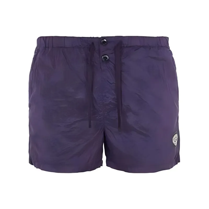 STONE ISLAND Casual Shorts Men Purple-0