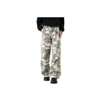 WARNING LIGHT Casual Pants Unisex Camouflage
