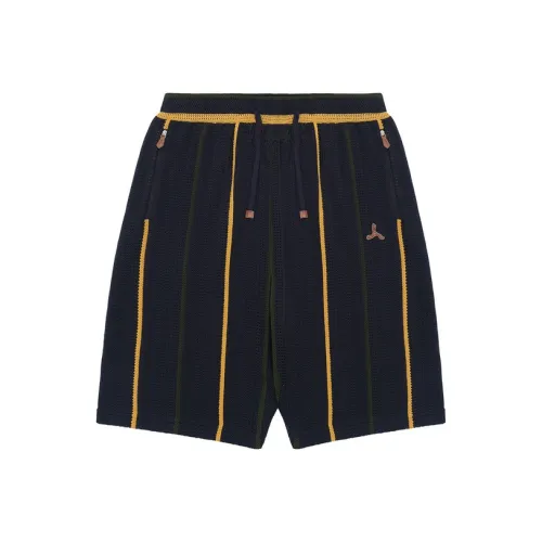 LI NING 1990 Casual Shorts Men Deep Mysterious Blue