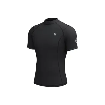 TOSWIM Men's Swimwear Men's [Black Water Texture]Top