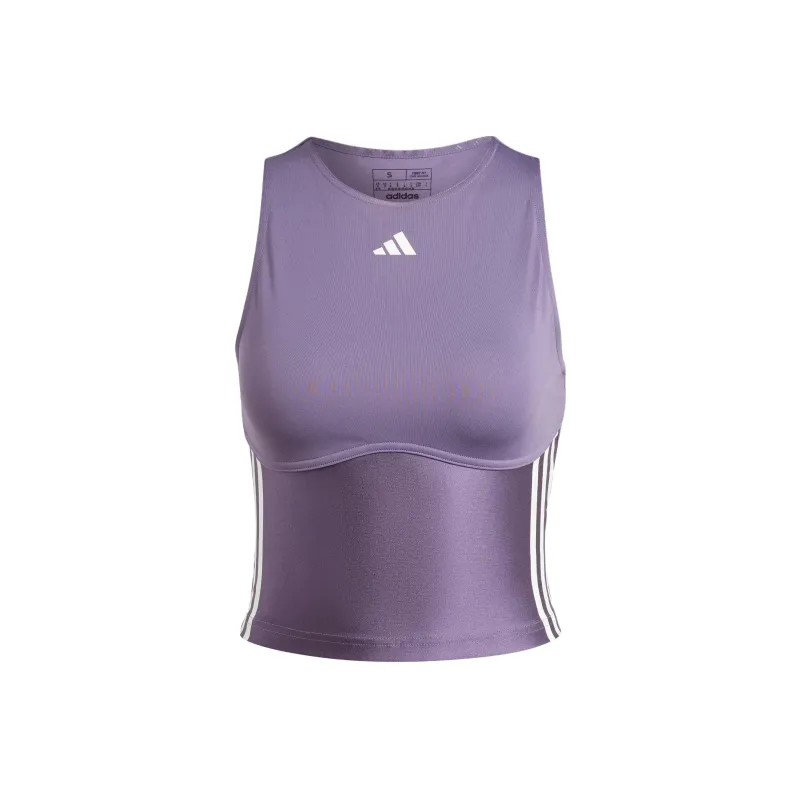 Adidas Tank Tops Women's Dark Gray Violet-0