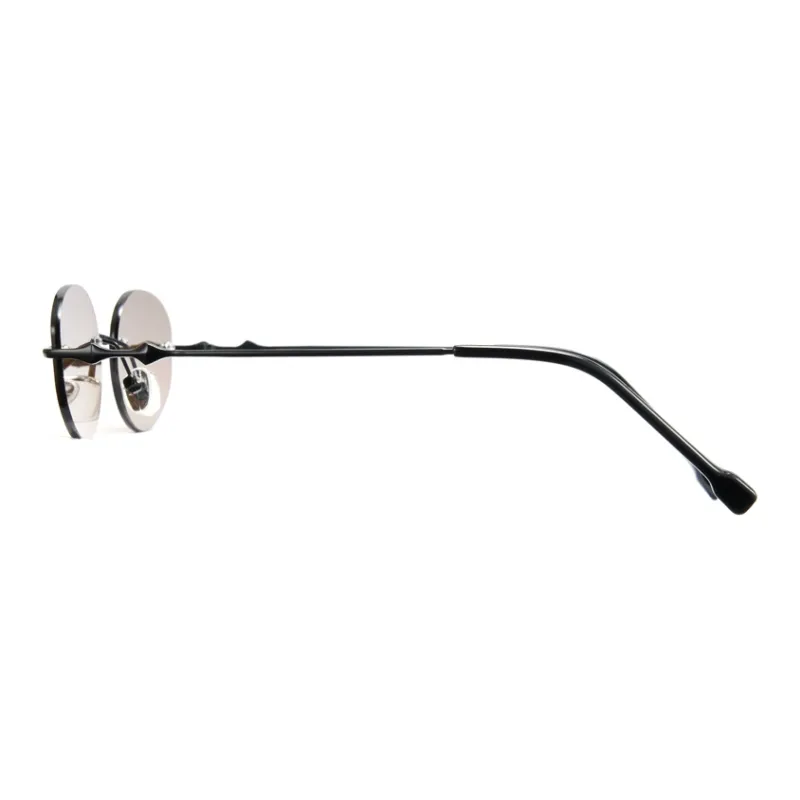 CYXUS Metal Oval Sunglasses Unisex-12
