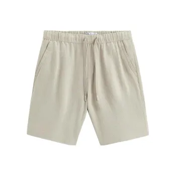 ZARA Casual Shorts Men Light Beige Yellow