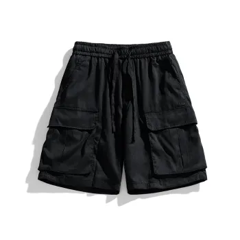 WARLI Casual Shorts Unisex Black