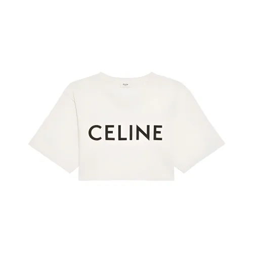 CELINE Crop Tops Women's Light Umber