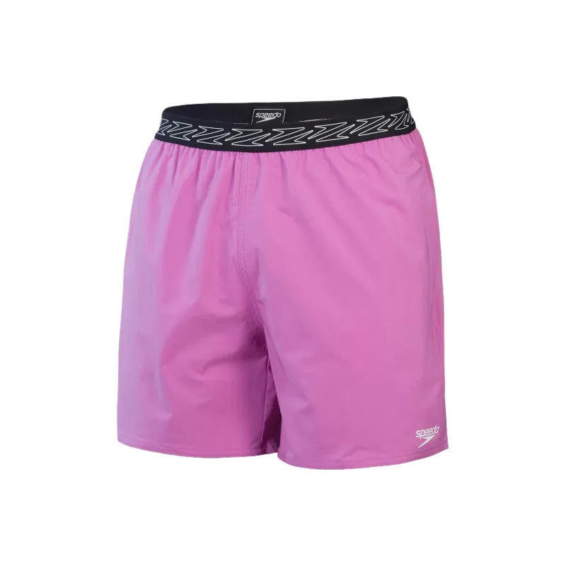 Speedo Men's HyperBoom Band 16' Swim Shorts Swimming Shorts Men Pink-0
