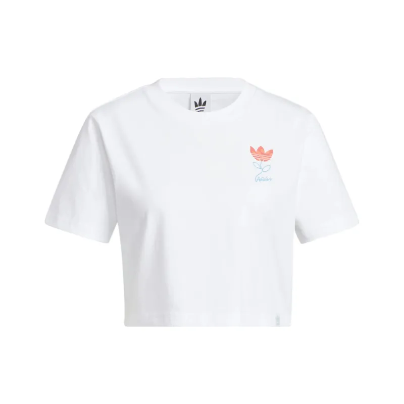 Adidas Originals T Shirt Women's White-0